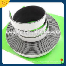 Flexible adhesive magnetic tape